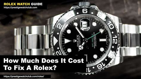 how much does it cost to fix a broken rolex|rolex service cost 2023.